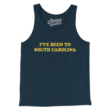 I've Been To South Carolina Men/Unisex Tank Top-Allegiant Goods Co. Vintage Sports Apparel
