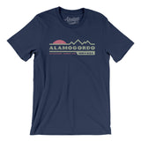 Alamogordo Mountain Sunset Men/Unisex T-Shirt-Navy-Allegiant Goods Co. Vintage Sports Apparel