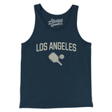 Los Angeles Pickleball Men/Unisex Tank Top-Navy-Allegiant Goods Co. Vintage Sports Apparel