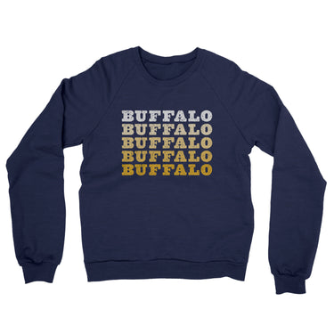 Buffalo Repeat Midweight French Terry Crewneck Sweatshirt-Allegiant Goods Co. Vintage Sports Apparel