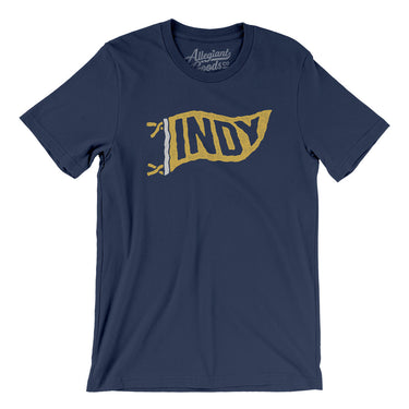 Indy Pennant Men/Unisex T-Shirt-Allegiant Goods Co. Vintage Sports Apparel
