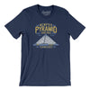 Memphis Pyramid Arena Men/Unisex T-Shirt-Navy-Allegiant Goods Co. Vintage Sports Apparel