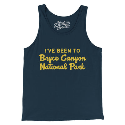 I've Been To Bryce Canyon National Park Men/Unisex Tank Top-Navy-Allegiant Goods Co. Vintage Sports Apparel