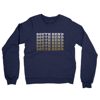 South Bend Repeat Midweight French Terry Crewneck Sweatshirt-Allegiant Goods Co. Vintage Sports Apparel
