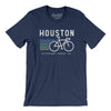 Houston Cycling Men/Unisex T-Shirt-Navy-Allegiant Goods Co. Vintage Sports Apparel