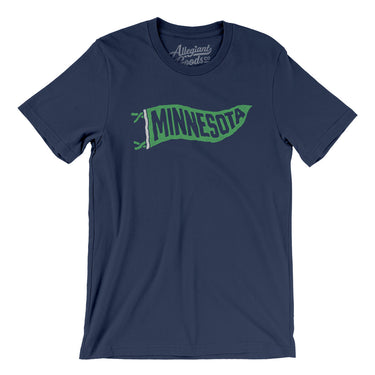 Minnesota Pennant Men/Unisex T-Shirt-Allegiant Goods Co. Vintage Sports Apparel