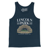 Lincoln Park Men/Unisex Tank Top-Navy-Allegiant Goods Co. Vintage Sports Apparel