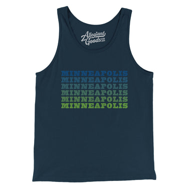 Minneapolis Repeat Men/Unisex Tank Top-Allegiant Goods Co. Vintage Sports Apparel