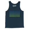 Minneapolis Repeat Men/Unisex Tank Top-Navy-Allegiant Goods Co. Vintage Sports Apparel
