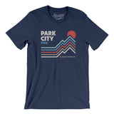 Park City Utah Men/Unisex T-Shirt-Navy-Allegiant Goods Co. Vintage Sports Apparel