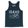 Idaho Cycling Men/Unisex Tank Top-Navy-Allegiant Goods Co. Vintage Sports Apparel