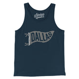Dallas Pennant Men/Unisex Tank Top-Allegiant Goods Co. Vintage Sports Apparel