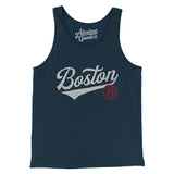 Boston Vintage Script Men/Unisex Tank Top-Allegiant Goods Co. Vintage Sports Apparel