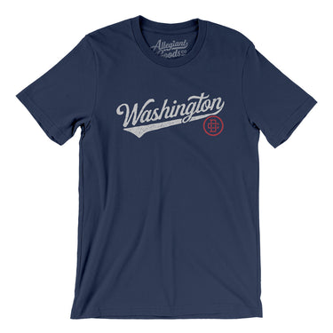 Washington Dc Vintage Script Men/Unisex T-Shirt-Allegiant Goods Co. Vintage Sports Apparel