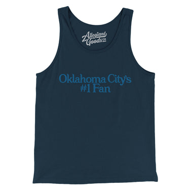 Oklahoma City's Number 1 Fan Men/Unisex Tank Top-Allegiant Goods Co. Vintage Sports Apparel