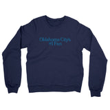 Oklahoma City's Number 1 Fan Midweight French Terry Crewneck Sweatshirt-Allegiant Goods Co. Vintage Sports Apparel
