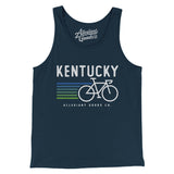 Kentucky Cycling Men/Unisex Tank Top-Navy-Allegiant Goods Co. Vintage Sports Apparel