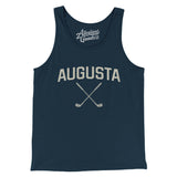 Augusta Golf Men/Unisex Tank Top-Navy-Allegiant Goods Co. Vintage Sports Apparel