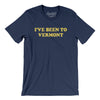 I've Been To Vermont Men/Unisex T-Shirt-Navy-Allegiant Goods Co. Vintage Sports Apparel