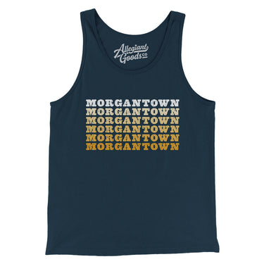 Morgantown Repeat Men/Unisex Tank Top-Allegiant Goods Co. Vintage Sports Apparel