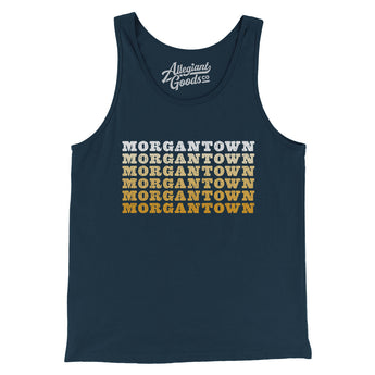 Morgantown Repeat Men/Unisex Tank Top-Allegiant Goods Co. Vintage Sports Apparel