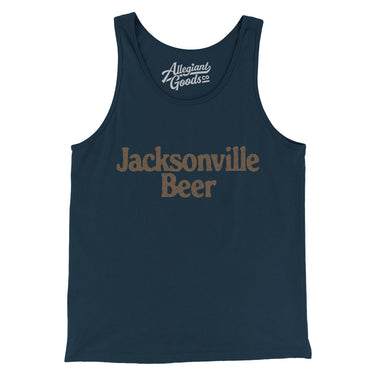 Jacksonville Beer Men/Unisex Tank Top-Allegiant Goods Co. Vintage Sports Apparel