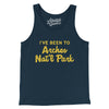 I've Been To Arches National Park Men/Unisex Tank Top-Navy-Allegiant Goods Co. Vintage Sports Apparel
