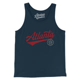 Atlanta Vintage Script Men/Unisex Tank Top-Allegiant Goods Co. Vintage Sports Apparel