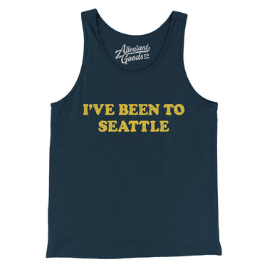 I've Been To Seattle Men/Unisex Tank Top-Allegiant Goods Co. Vintage Sports Apparel