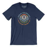 Ouray Colorado Retro Badge Men/Unisex T-Shirt-Navy-Allegiant Goods Co. Vintage Sports Apparel