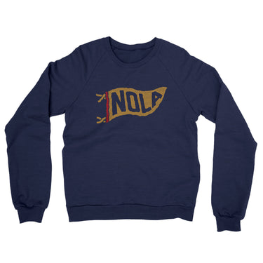 Nola Pennant Midweight French Terry Crewneck Sweatshirt-Allegiant Goods Co. Vintage Sports Apparel