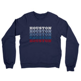 Houston Repeat Midweight French Terry Crewneck Sweatshirt-Allegiant Goods Co. Vintage Sports Apparel