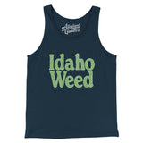 Idaho Weed Men/Unisex Tank Top-Navy-Allegiant Goods Co. Vintage Sports Apparel