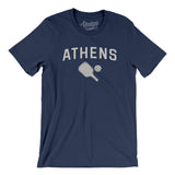 Athens Pickleball Men/Unisex T-Shirt-Navy-Allegiant Goods Co. Vintage Sports Apparel