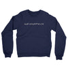 Indianapolis Friends Midweight French Terry Crewneck Sweatshirt-Navy-Allegiant Goods Co. Vintage Sports Apparel