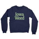 Iowa Weed Midweight French Terry Crewneck Sweatshirt-Allegiant Goods Co. Vintage Sports Apparel