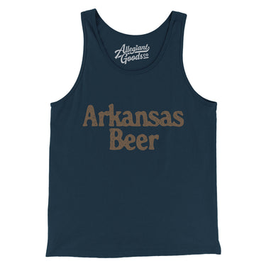 Arkansas Beer Men/Unisex Tank Top-Allegiant Goods Co. Vintage Sports Apparel