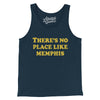 There's No Place Like Memphis Men/Unisex Tank Top-Navy-Allegiant Goods Co. Vintage Sports Apparel