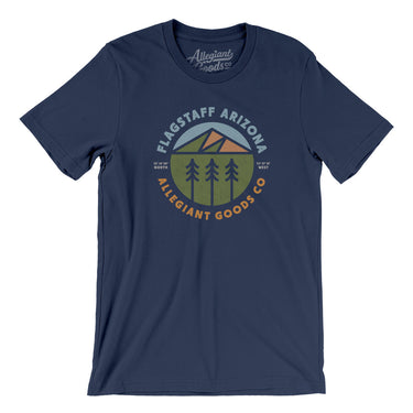 Flagstaff Arizona Retro Badge Men/Unisex T-Shirt-Allegiant Goods Co. Vintage Sports Apparel