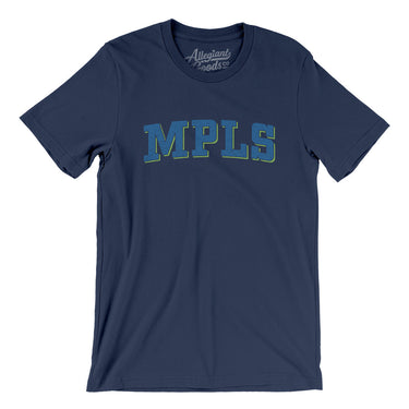 Mpls Varsity Men/Unisex T-Shirt-Allegiant Goods Co. Vintage Sports Apparel