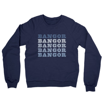 Bangor Repeat Midweight French Terry Crewneck Sweatshirt-Allegiant Goods Co. Vintage Sports Apparel