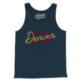 Denver Co Overprinted Men/Unisex Tank Top-Allegiant Goods Co. Vintage Sports Apparel