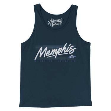 Memphis Retro Men/Unisex Tank Top-Allegiant Goods Co. Vintage Sports Apparel