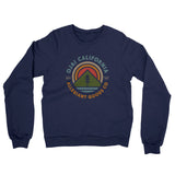 Ojai California Retro Badge Midweight French Terry Crewneck Sweatshirt-Allegiant Goods Co. Vintage Sports Apparel