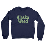 Alaska Weed Midweight French Terry Crewneck Sweatshirt-Allegiant Goods Co. Vintage Sports Apparel