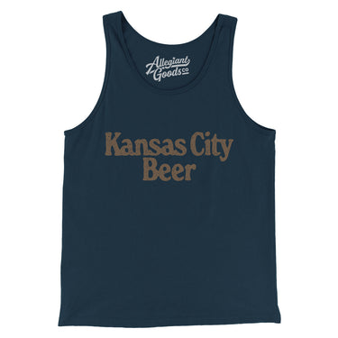 Kansas City Beer Men/Unisex Tank Top-Allegiant Goods Co. Vintage Sports Apparel