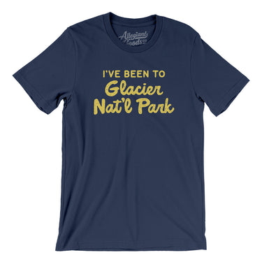 I've Been To Glacier National Park Men/Unisex T-Shirt-Allegiant Goods Co. Vintage Sports Apparel