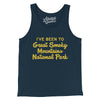 I've Been To Great Smoky Mountains National Park Men/Unisex Tank Top-Navy-Allegiant Goods Co. Vintage Sports Apparel