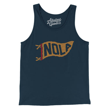 Nola Pennant Men/Unisex Tank Top-Allegiant Goods Co. Vintage Sports Apparel