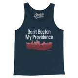 Don't Boston My Providence Men/Unisex Tank Top-Navy-Allegiant Goods Co. Vintage Sports Apparel